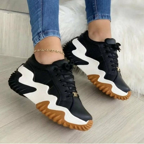 CityStride™ Vulcanized Breathable Platform Sneakers for Women