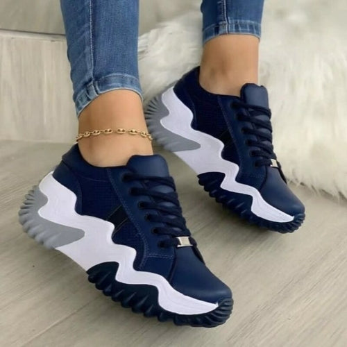 CityStride™ Vulcanized Breathable Platform Sneakers for Women