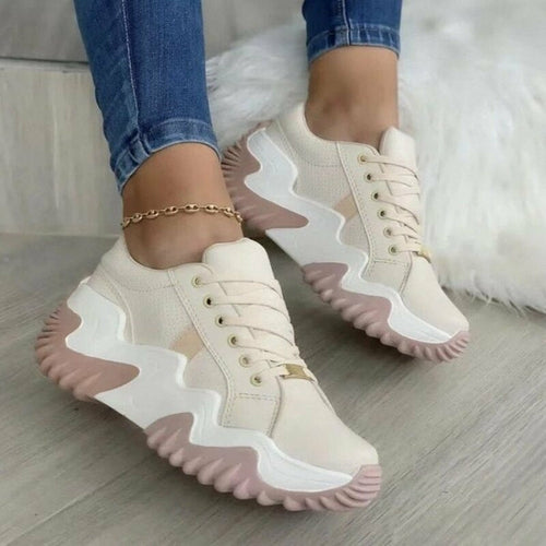 CityStride™ Vulcanized Breathable Platform Sneakers for Women