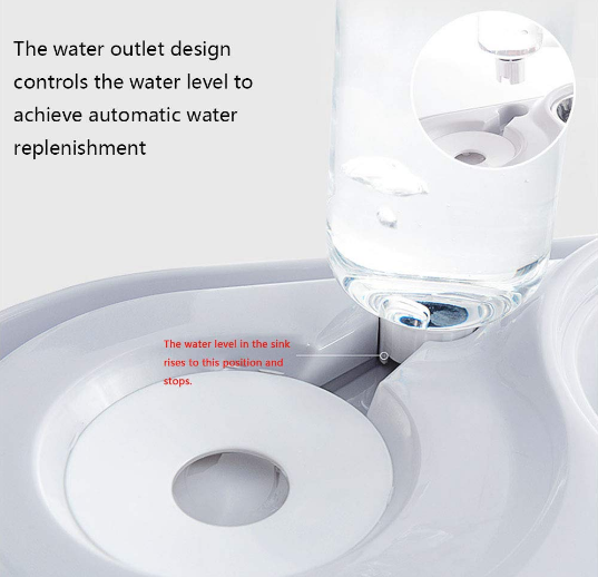 FeedMe™ Hydration & Feeding Station – Bowls with Auto Water Bottle