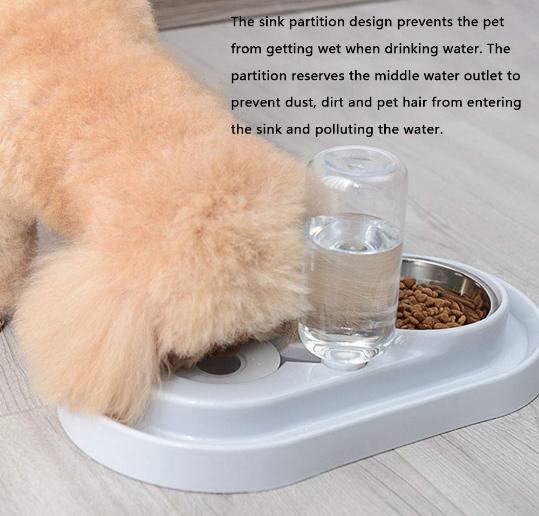 FeedMe™ Hydration & Feeding Station – Bowls with Auto Water Bottle