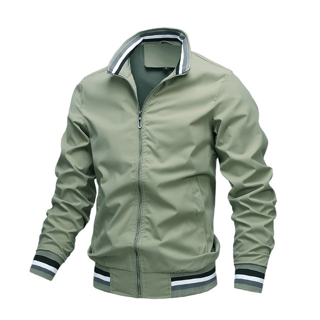 AeroForm Men’s Slim Fit Bomber Jacket Casual Autumn Windbreaker