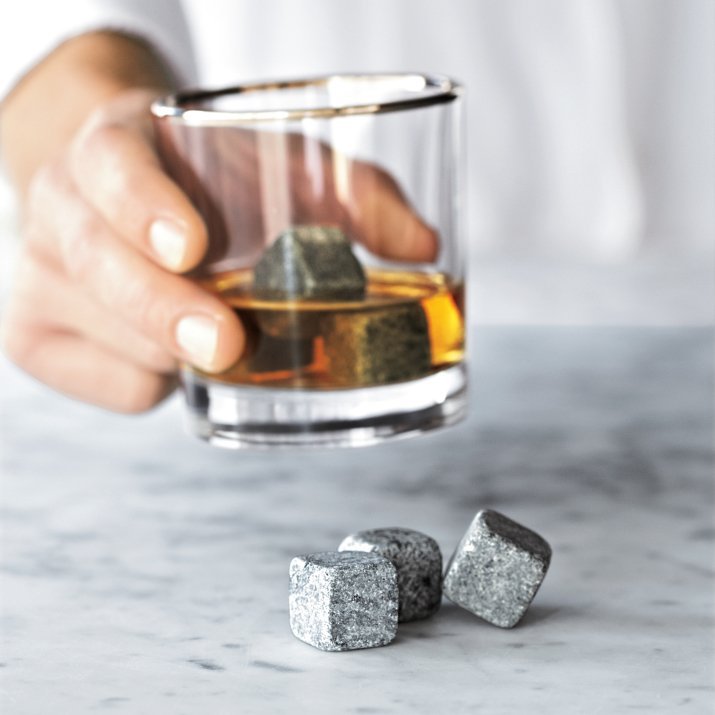 StoneCraft Whisky Stones Set Reusable Chilling Rocks for Spirits