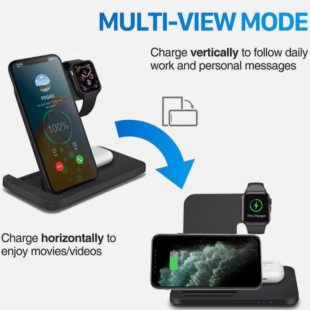 Ninja Dragons 3-in-1 Wireless Foldable Power Charging Station