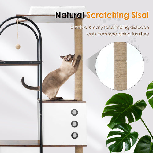 CatProof™ Cat Tree Tower – Multi-Level Playground for Indoor Cats