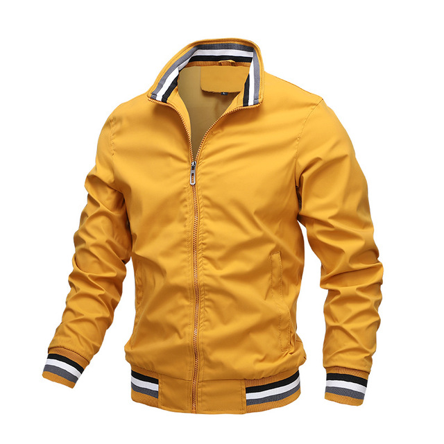 AeroForm Men’s Slim Fit Bomber Jacket Casual Autumn Windbreaker