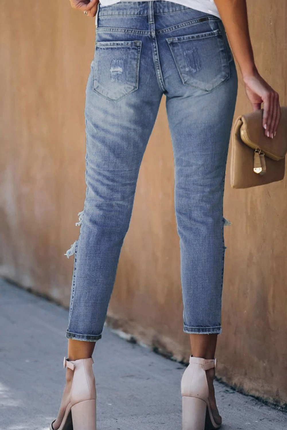Fade Game Crop Jeans – Distressed, Cropped & Street-Ready