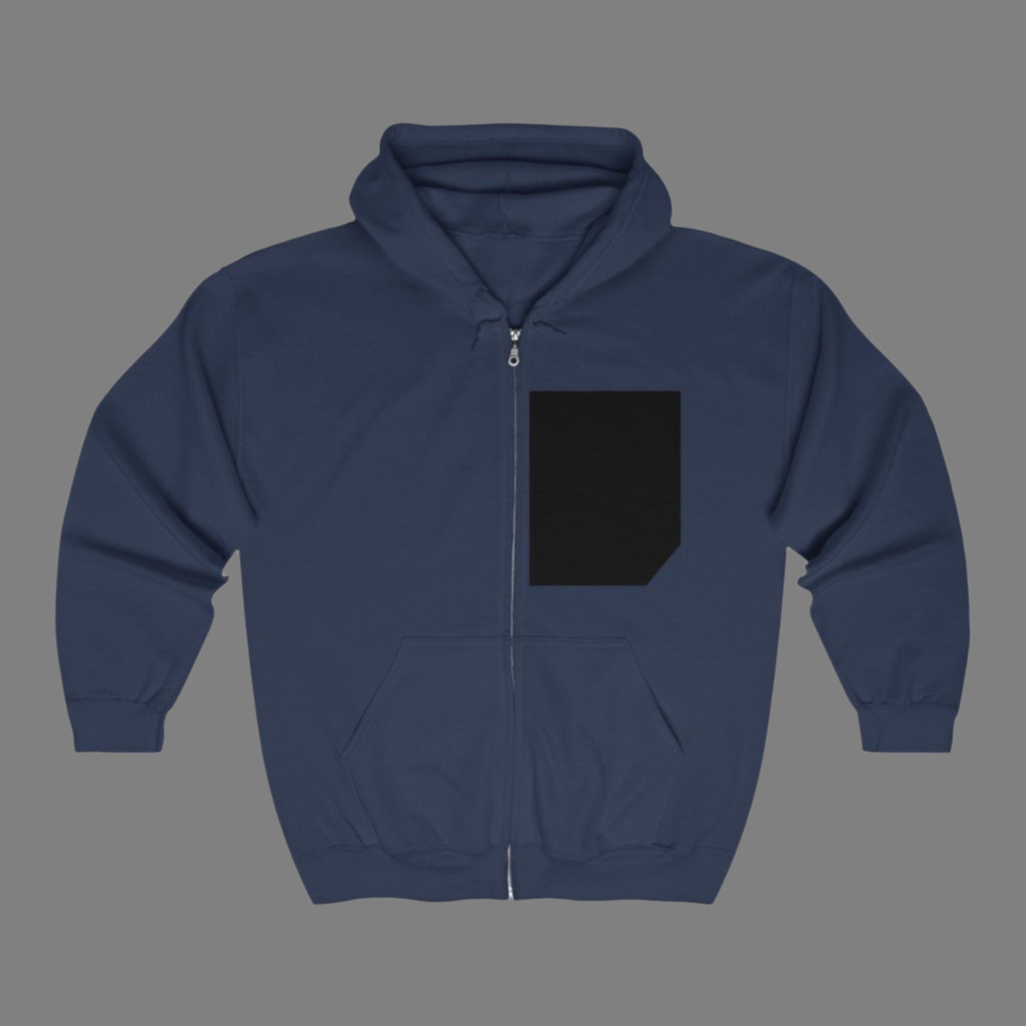 🖤 The Phantom Pocket™ Men's Faux Black Zip Hoodie