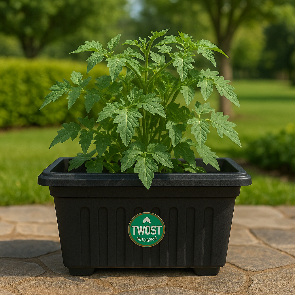 EverGrow Black Plastic Planters – Sturdy & Stylish Garden Set of 3