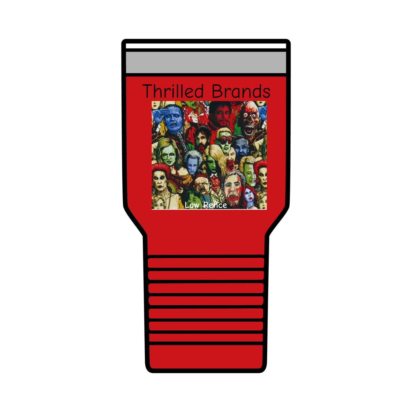 Thrilled – A Tribute in Art on Polar Camel Tumblers by Law Rence