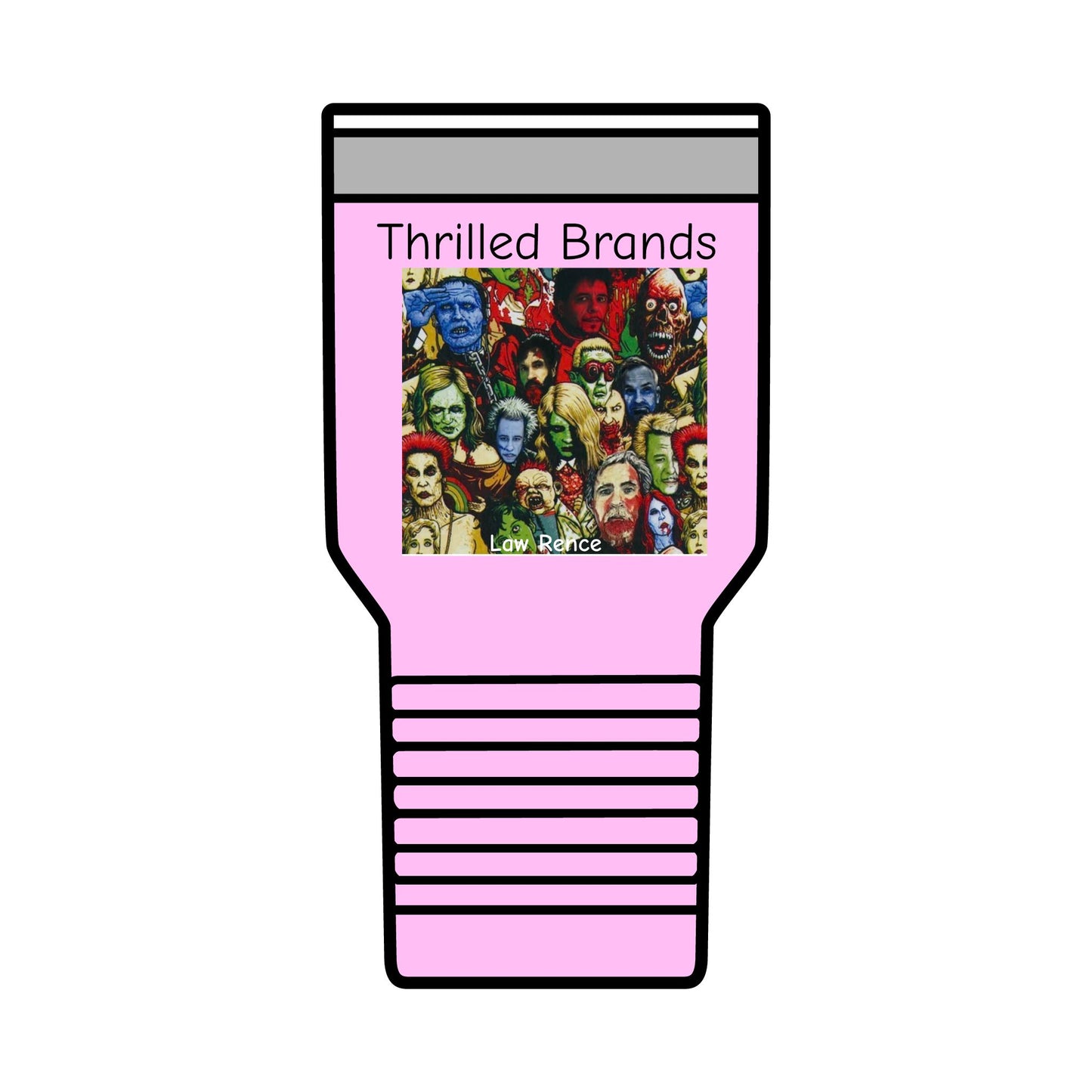 Thrilled – A Tribute in Art on Polar Camel Tumblers by Law Rence