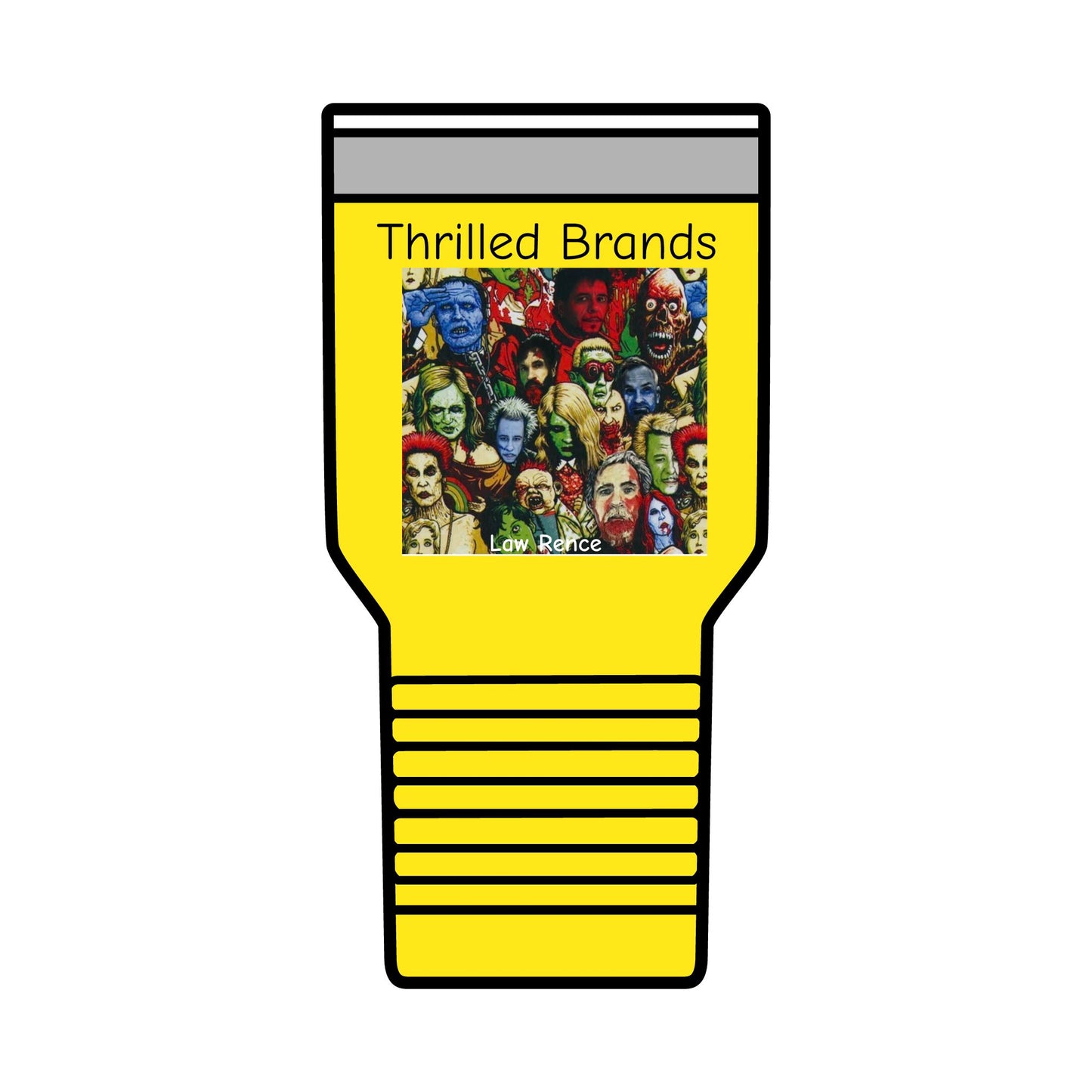 Thrilled – A Tribute in Art on Polar Camel Tumblers by Law Rence
