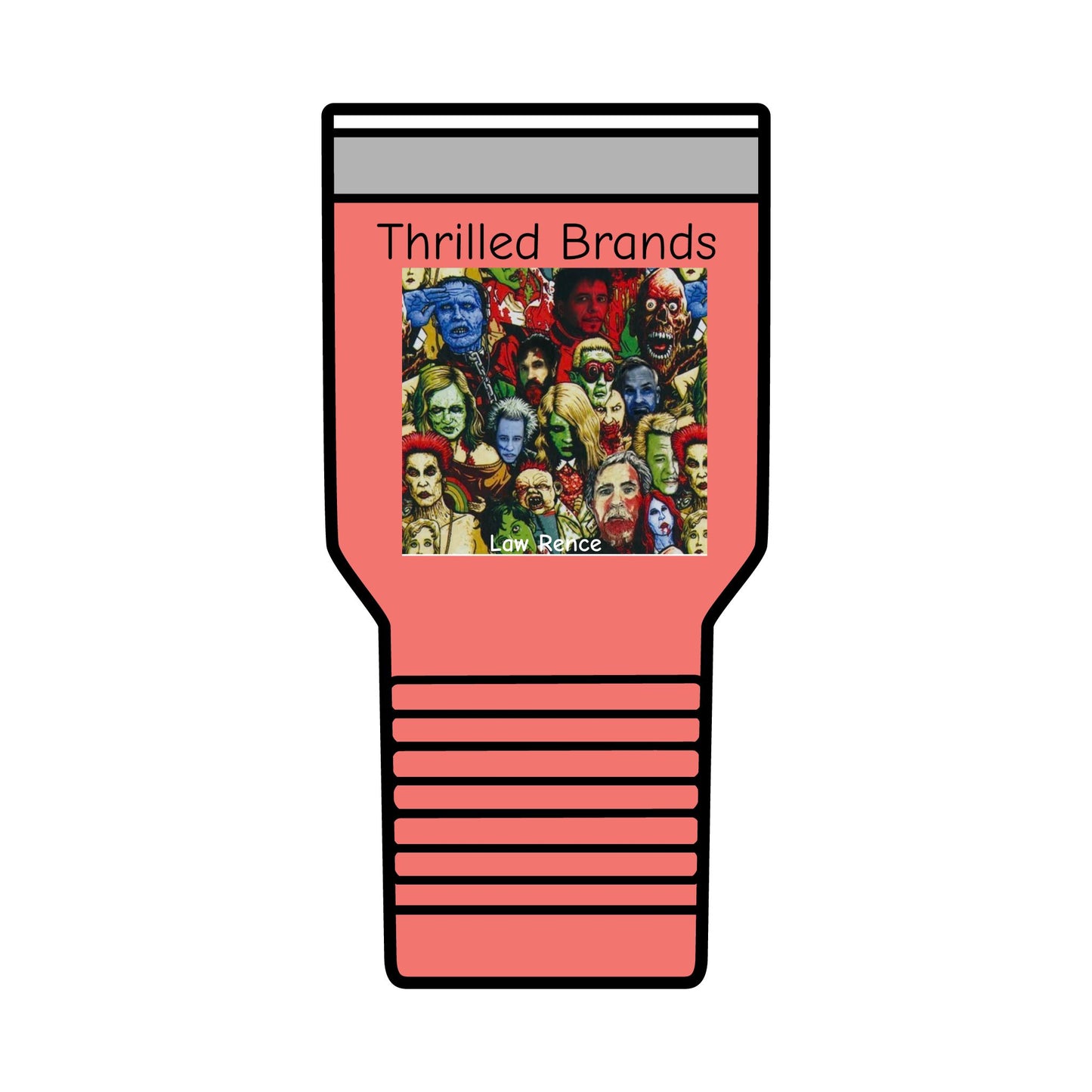 Thrilled – A Tribute in Art on Polar Camel Tumblers by Law Rence