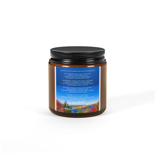 Whispers of Fall – Soy Candle Collection in Amber Glow (4oz & 9oz)