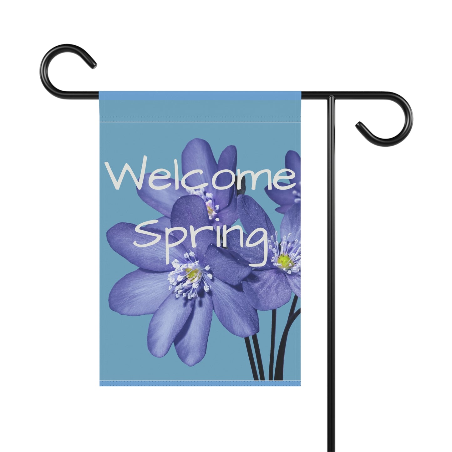 Welcome Spring Garden Flag Designed by Law Rence