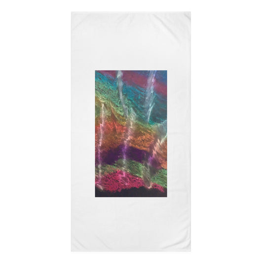Mink-Cotton Towel by Law Rence – Featuring Original Art Nouveau Design