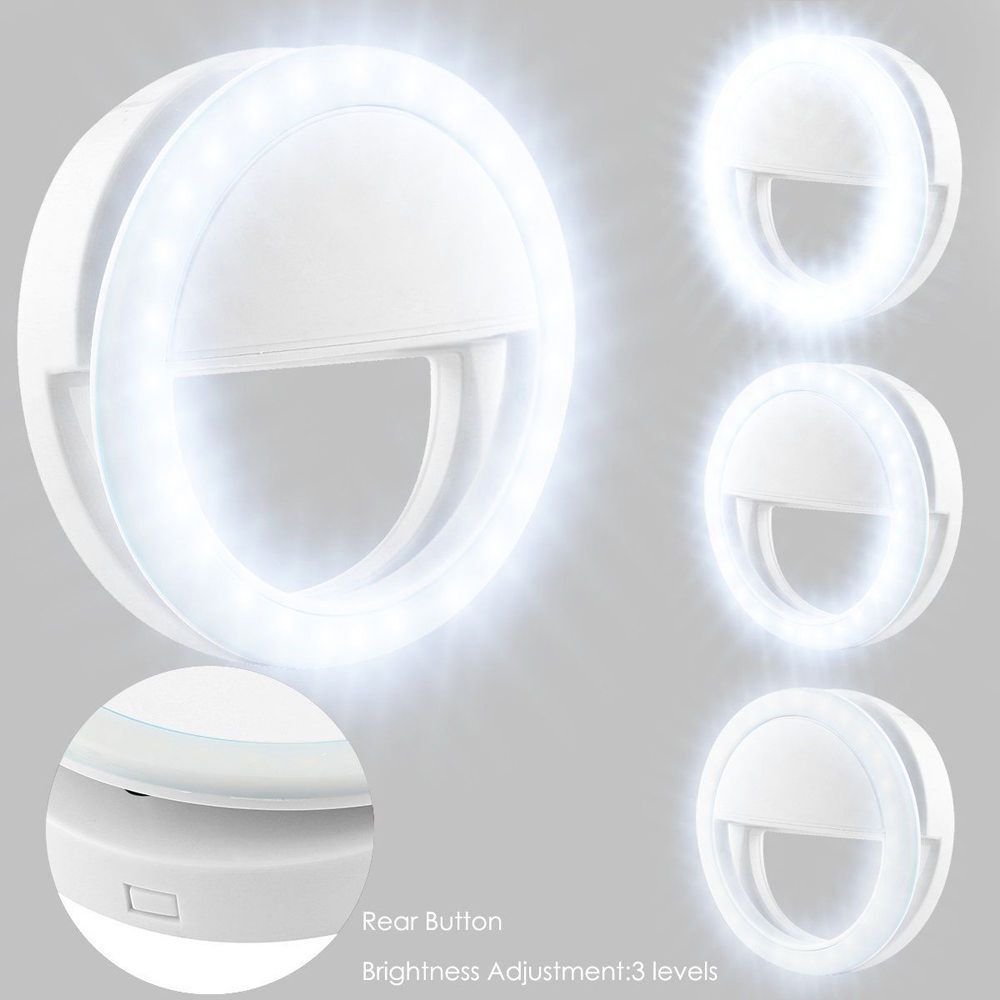 GlowSnap™ Clip-On Selfie Ring Light