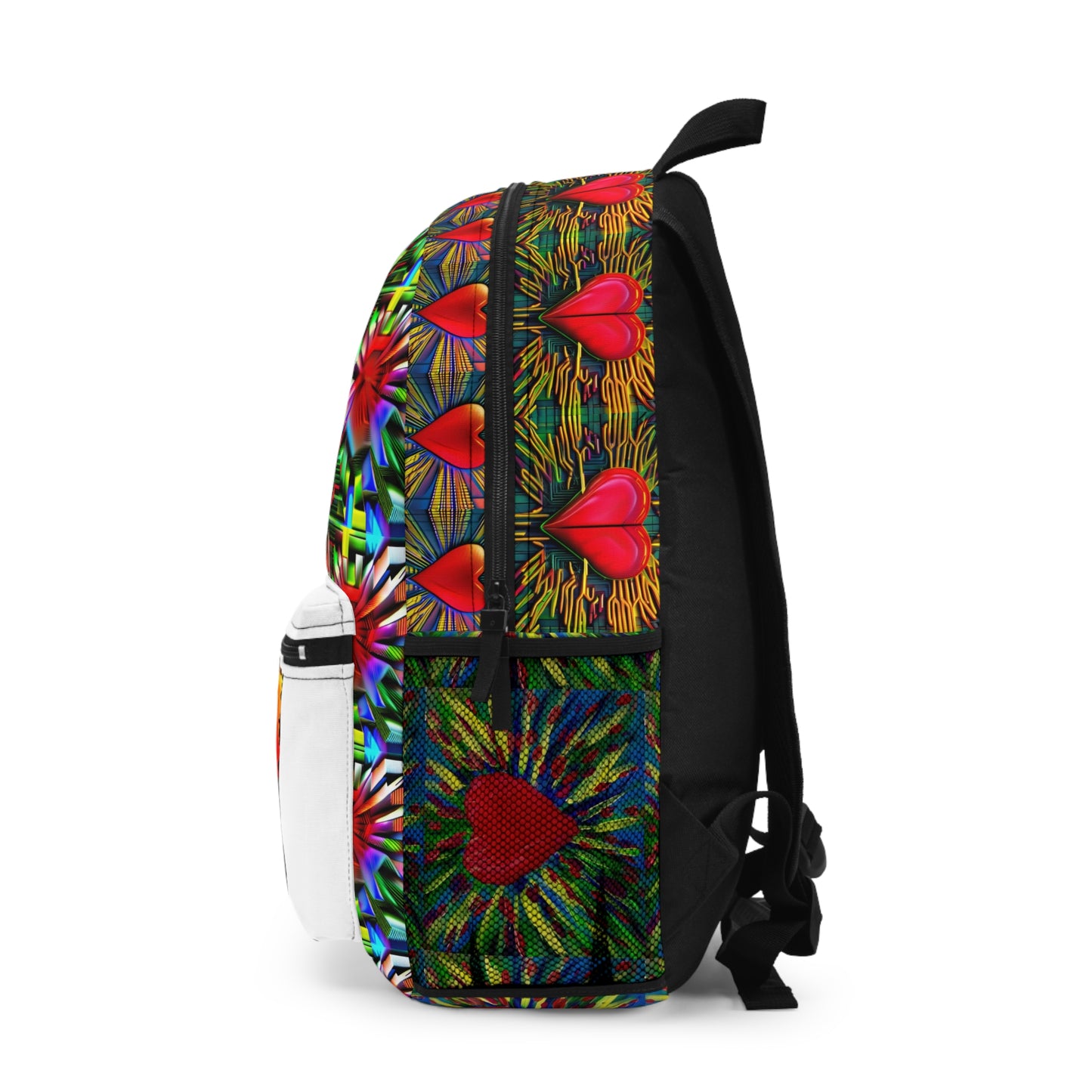 The Bleeding Heart Collection Backpack – Artistic School Tote, Colorful Daypack, LGBTQ+ Cause-Inspired Gift