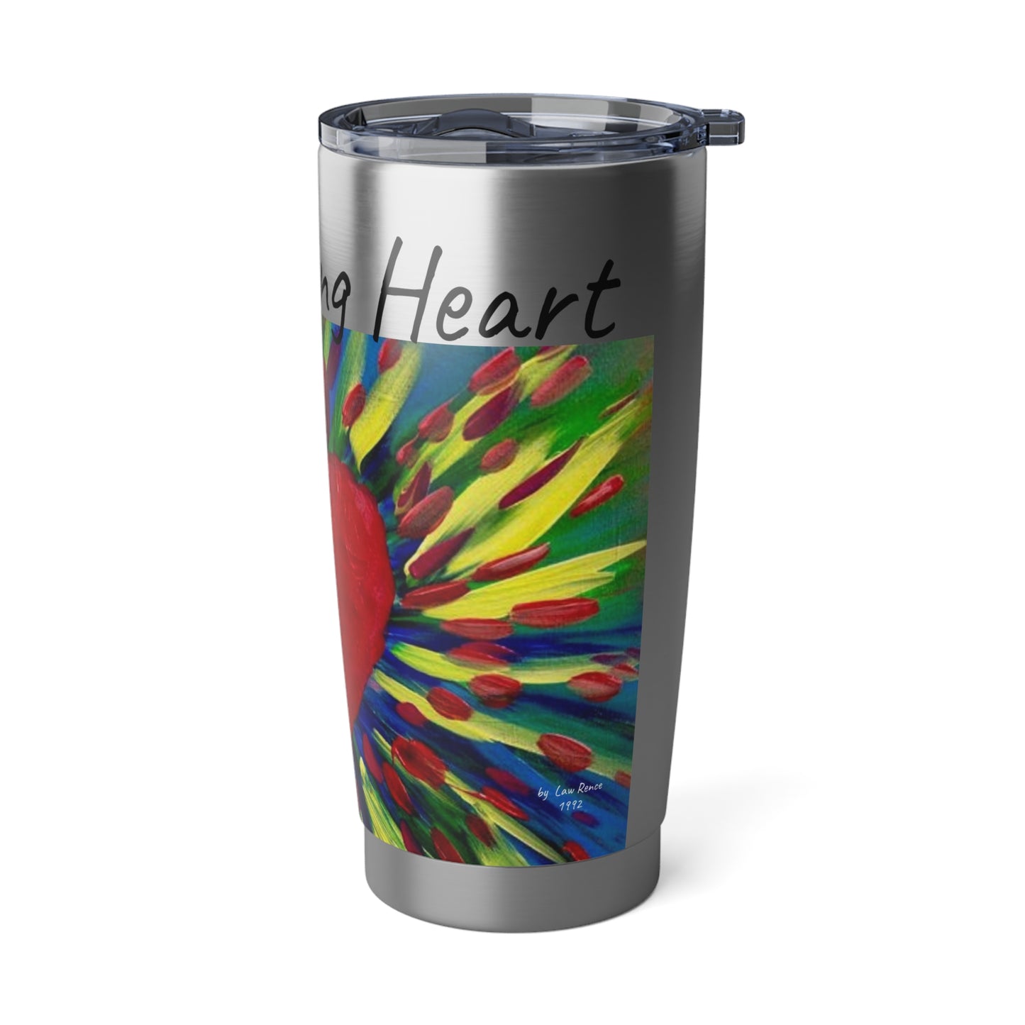 The Bleeding Heart Original Design #001 Tumbler 20 oz by Law Rence
