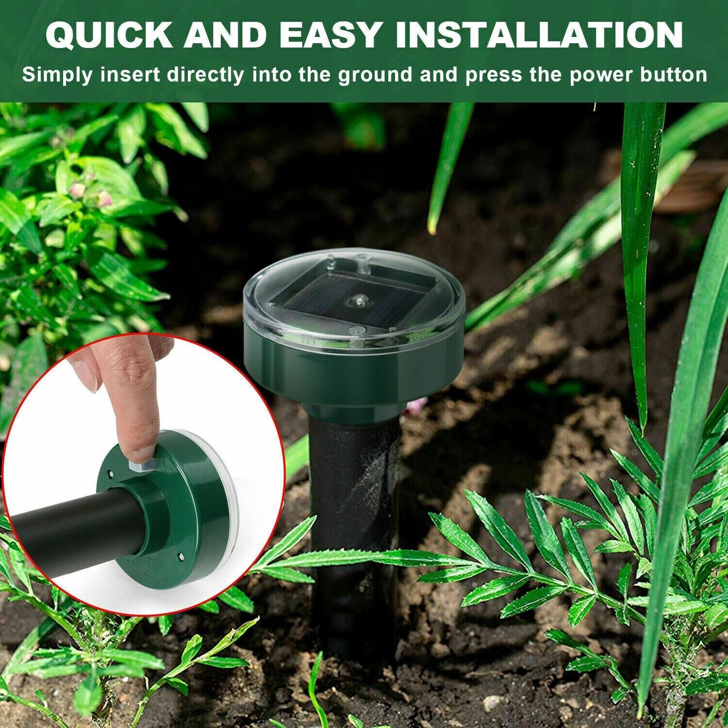 SolarGuard™ Ultrasonic Animal & Pest Repeller
