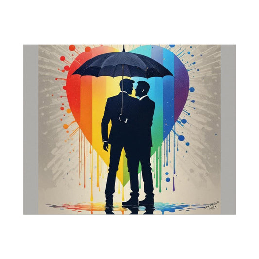 Lover's Weathering The Storm Together By Law Rence