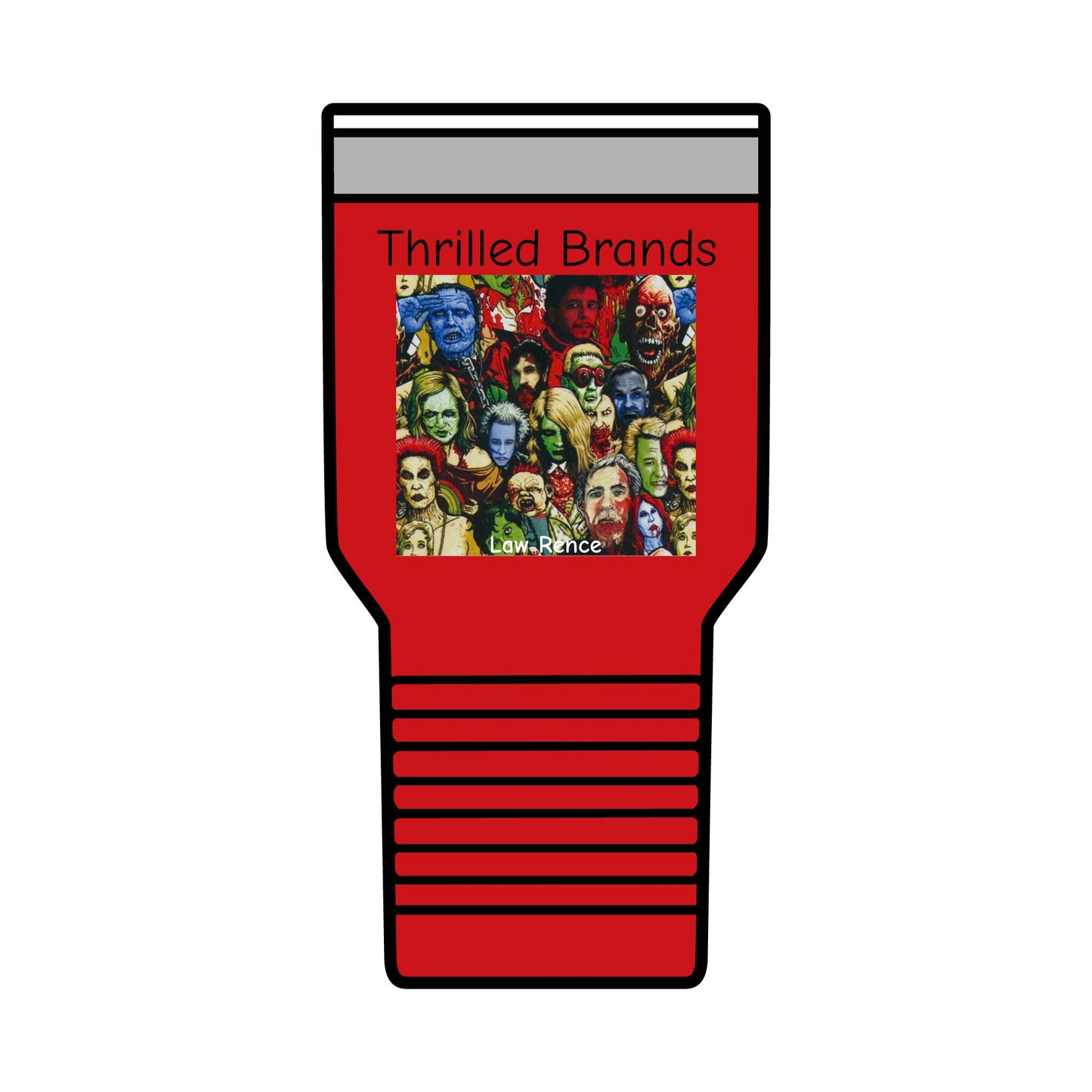 Thrilled – A Tribute in Art on Polar Camel Tumblers by Law Rence