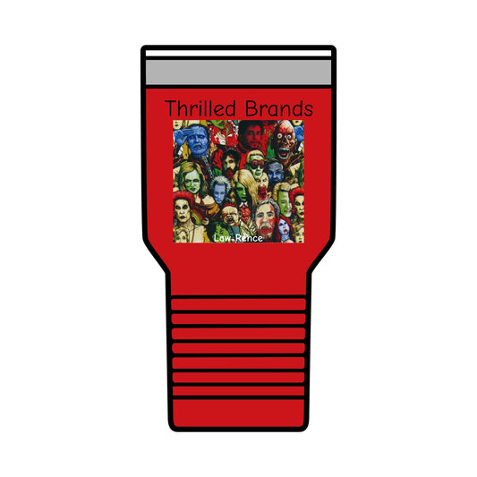 Thrilled – A Tribute in Art on Polar Camel Tumblers by Law Rence