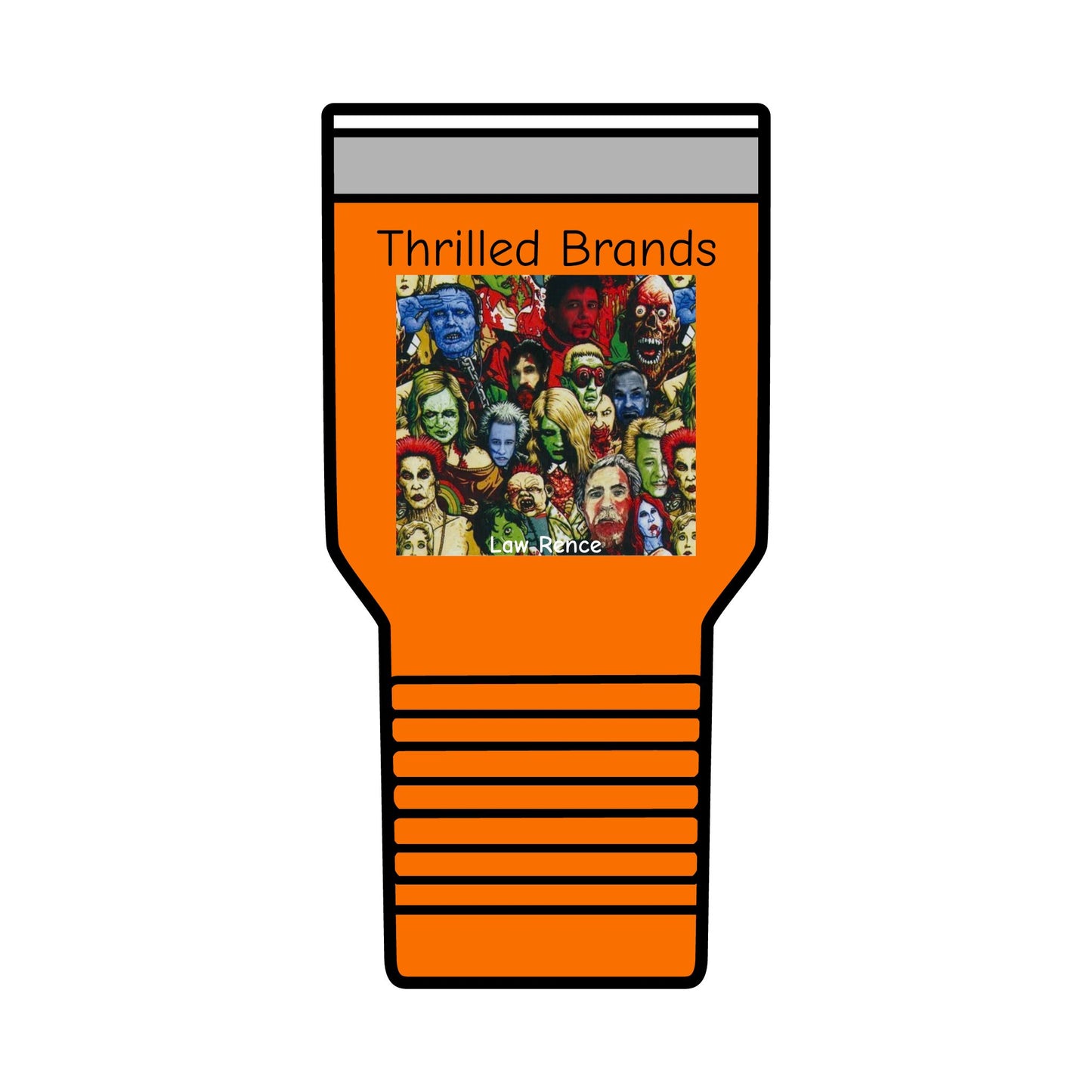 Thrilled – A Tribute in Art on Polar Camel Tumblers by Law Rence