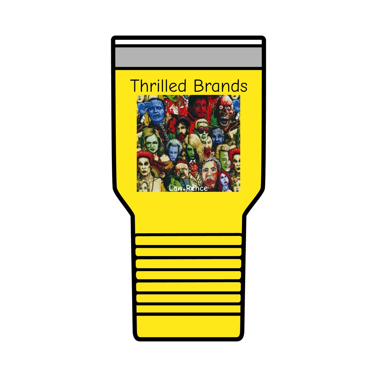 Thrilled – A Tribute in Art on Polar Camel Tumblers by Law Rence