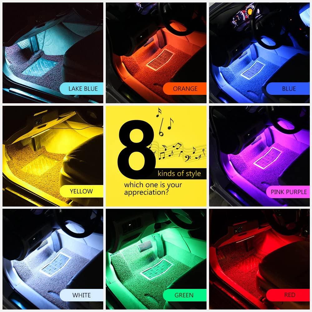 CruzeGlow SoundSync RGB Car LED Strips: Music-Activated Mood Lights