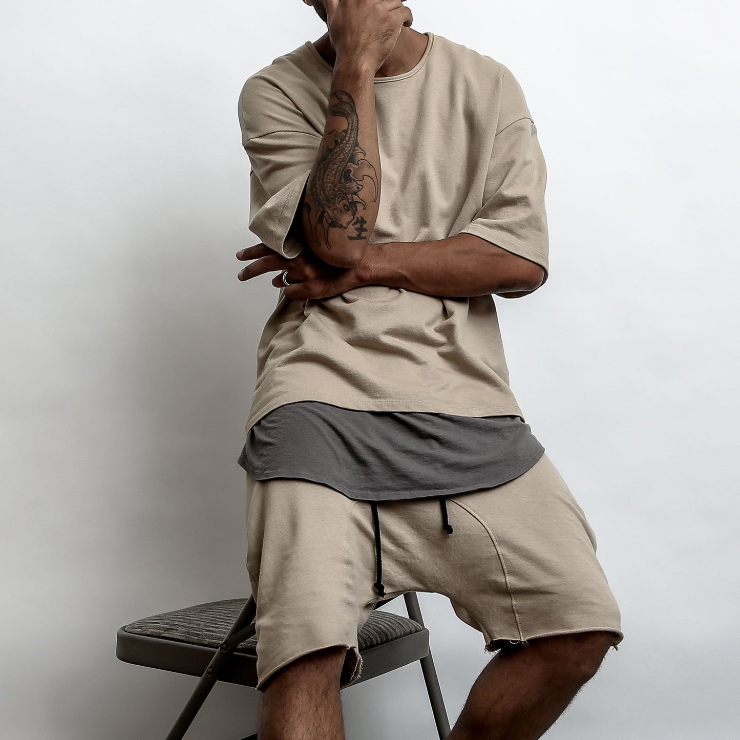 Raw City Cut-Off Shorts Urban Khaki Edge for Everyday Rebels