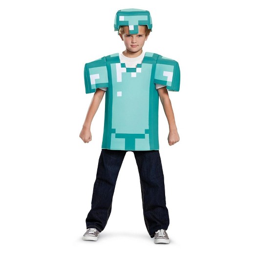 🧱 Block Out the Boring™ – Minecraft Armor Costume (Ages 4–6)