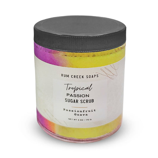 Tropical Passion Sugar Scrub – Exfoliate & Glow Naturally