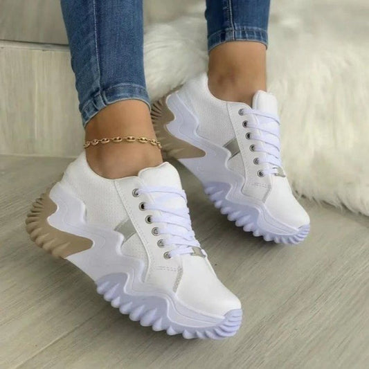 CityStride™ Vulcanized Breathable Platform Sneakers for Women