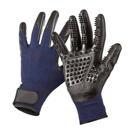 1 Pair Pet Grooming Gloves – Deshedding & Massaging Magic