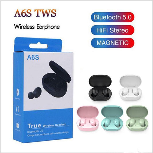 A6S TWS Bluetooth Earbuds – True Wireless Freedom